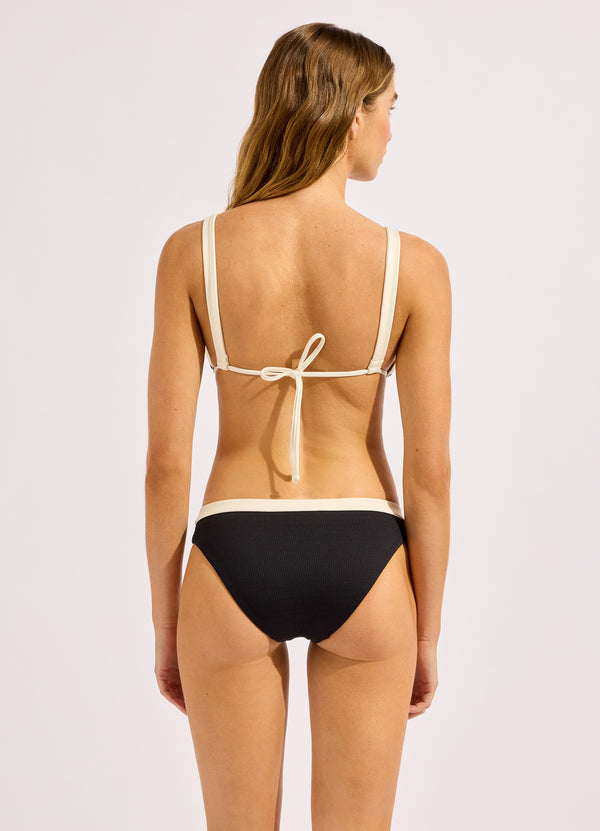 Bandwave Triangle Bikini Top
