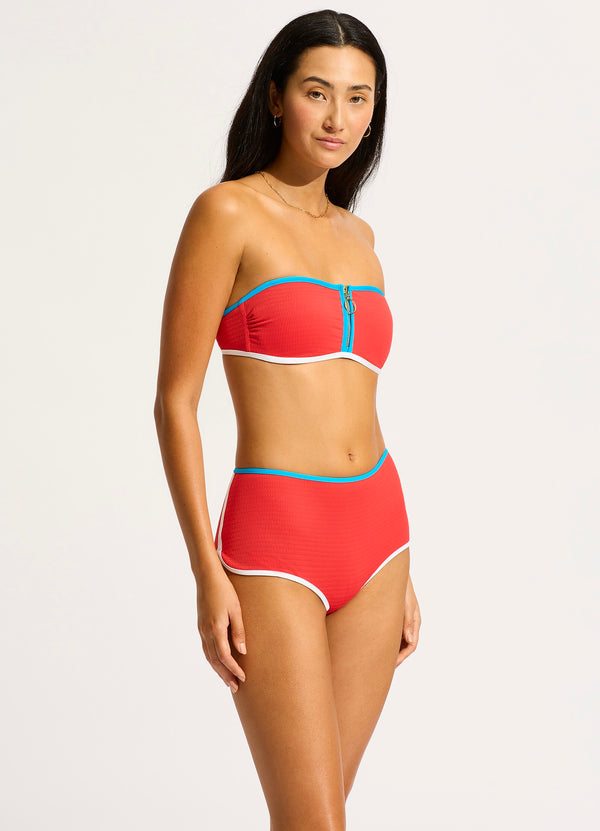 Beach Bound Boyleg Bikini Bottom - Flame
