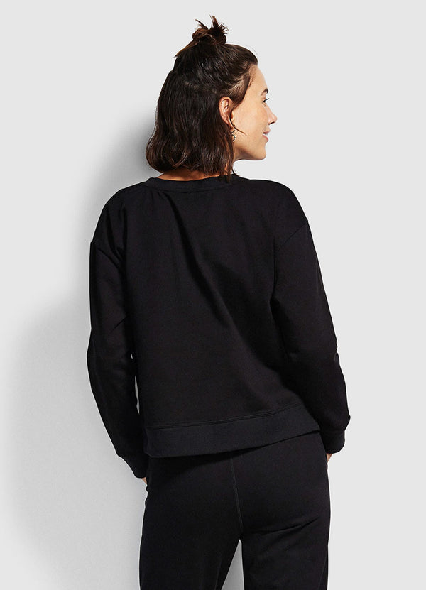 Holiday Crew Neck Sweater - Black