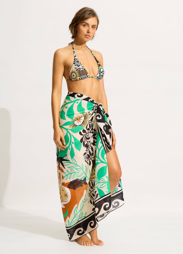 Atlantis Sarong - Ecru