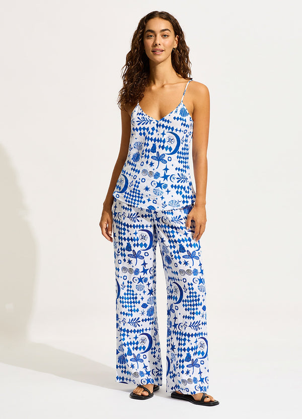 Corfu Cami Top - Azure