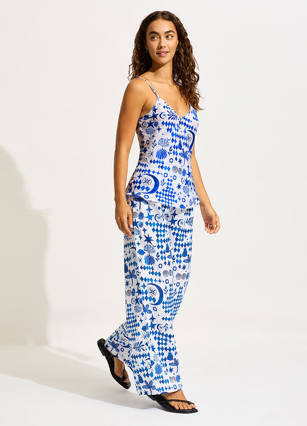 Corfu Cami Top - Azure