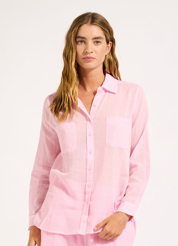 Breeze Beach Shirt - Blossom
