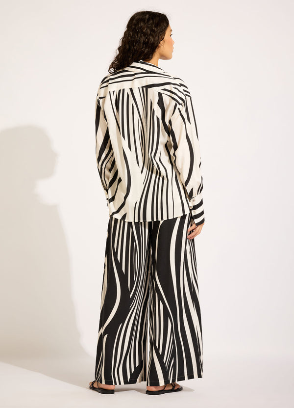 Coastline Button Up Top