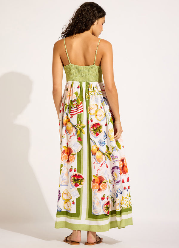 Riviera Coast Maxi Dress