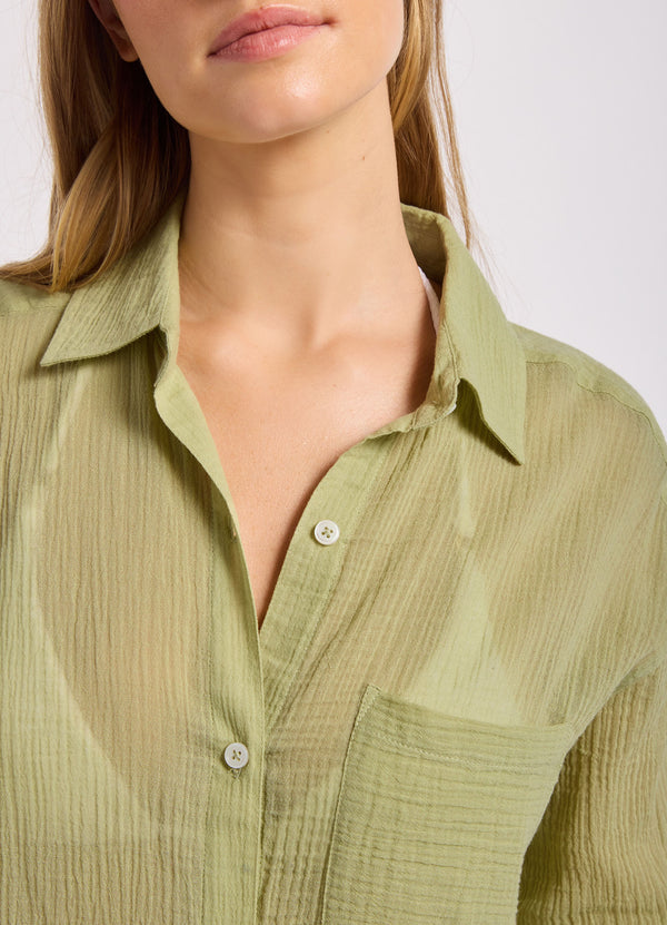 Crinkle Gauze Shirt