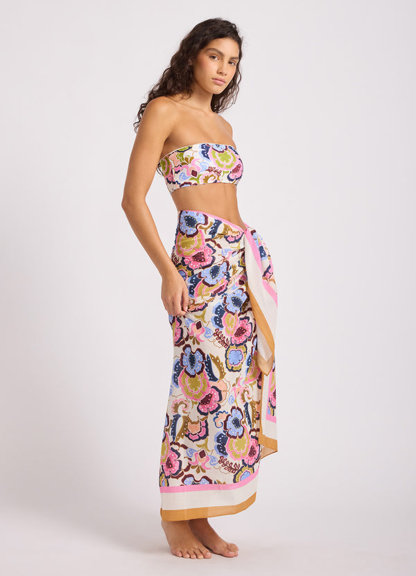 Sea Blossom Floral Sarong