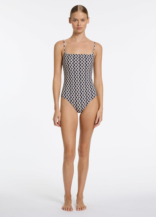 Rio Minimal Tank One Piece - Ink