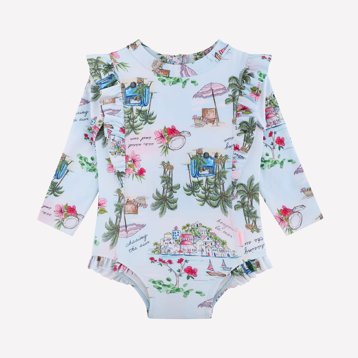 Samprey Sunsuit Sea Island Seafoam