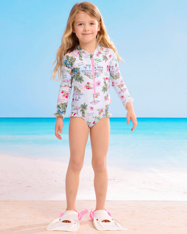 Secret Vacation Zip Front Swimsuit - Secret Vacay