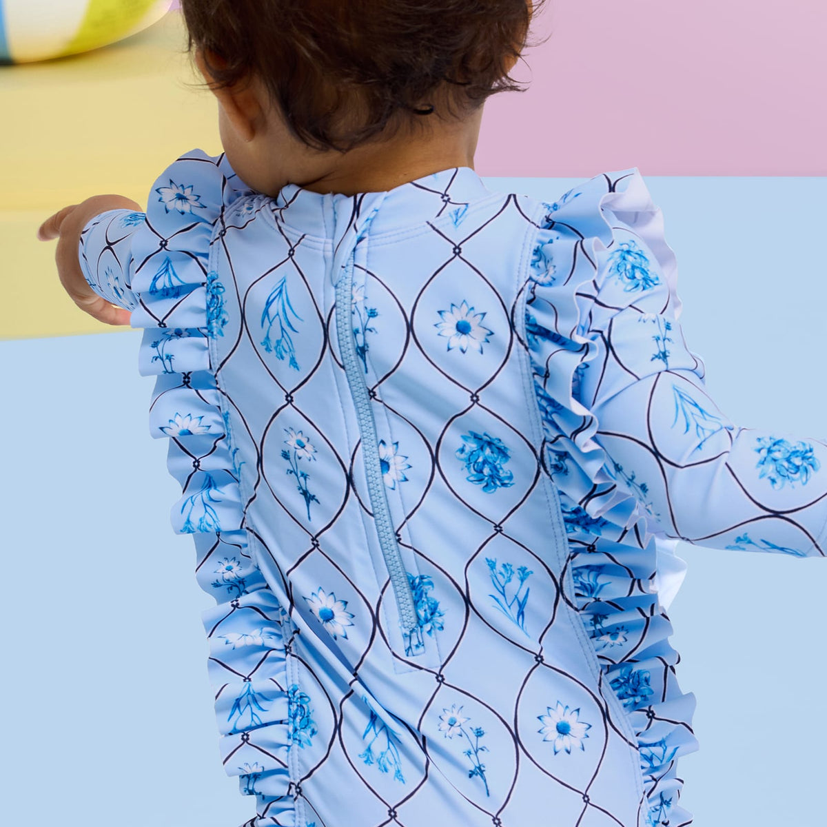 Florida Frill Sleeve Sunsuit