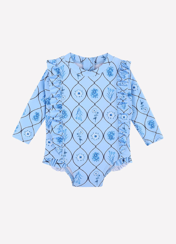 Marbella Frill Sunsuit - Marbella