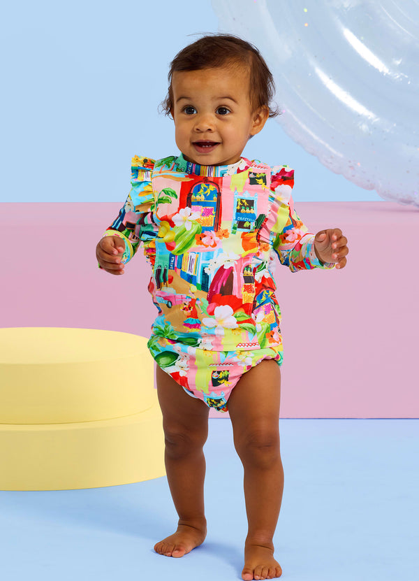 Cuba Frill Rashie Set - Cuba