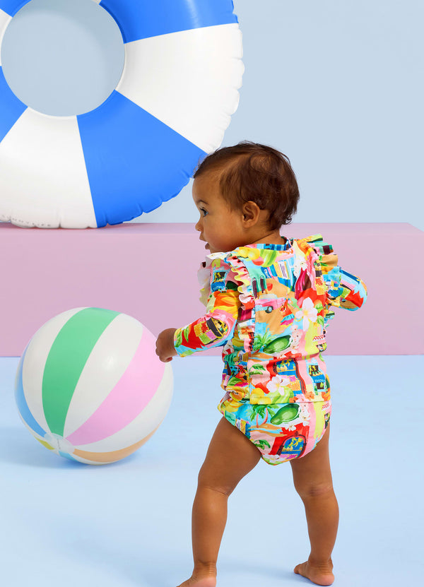 Cuba Frill Rashie Set - Cuba