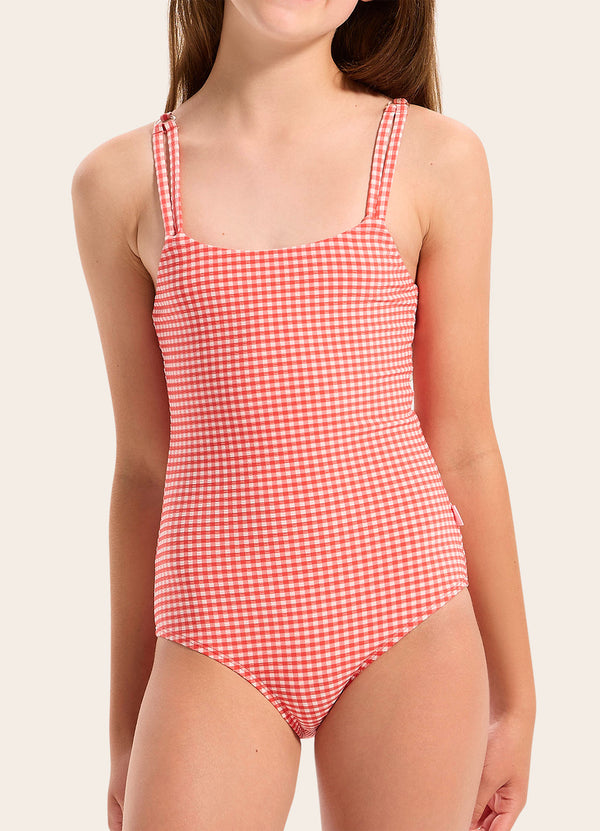Gingham One Piece Swimsuit