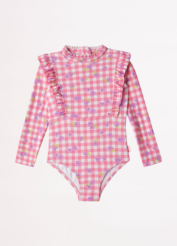 Girls Honolulu L/S Paddlesuit - Honolulu