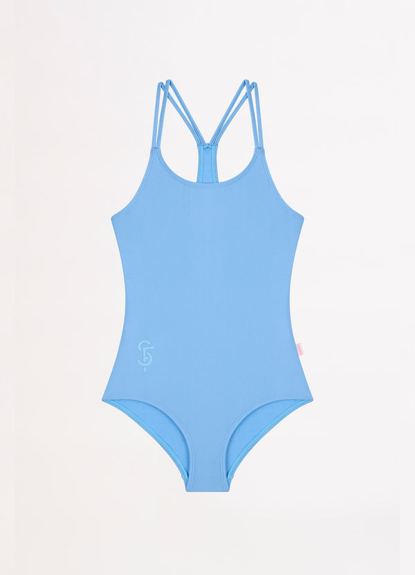 Essentials Girls Multi Strap One Piece - Deep Water