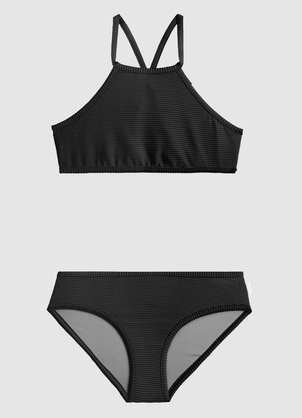 Summer Essentials Apron Tankini - Black