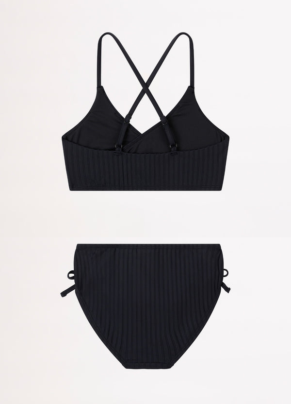 Girls Wrap Bikini - Black