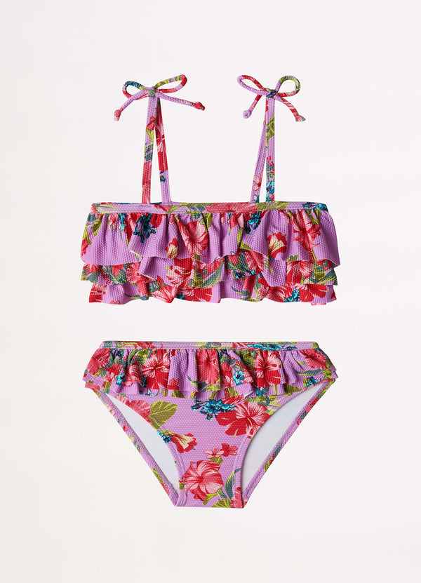 Girls Honolulu Ruffle Bikini - Honolulu