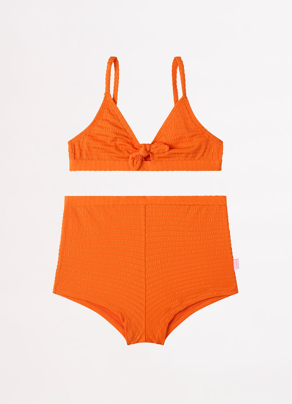 Girls Papillon Bikini Set - Mandarin