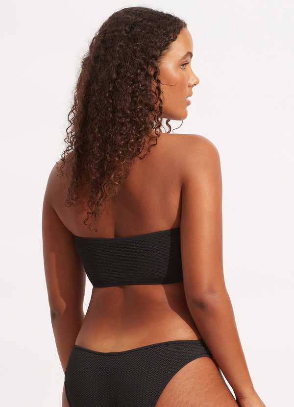 Sea Dive Tube Top - Black