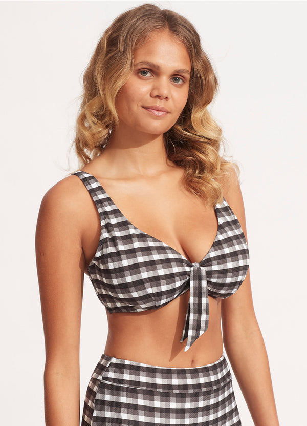 Portofino F Cup Bikini Top - Black