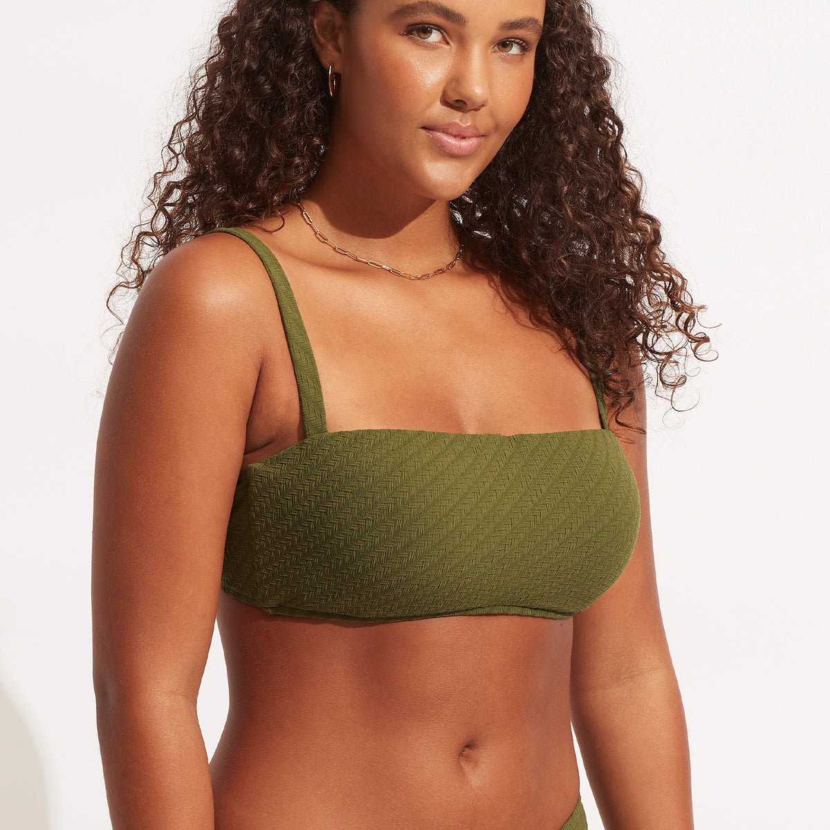 Willow Tank Bra Avocado – Seafolly Singapore - Main Image