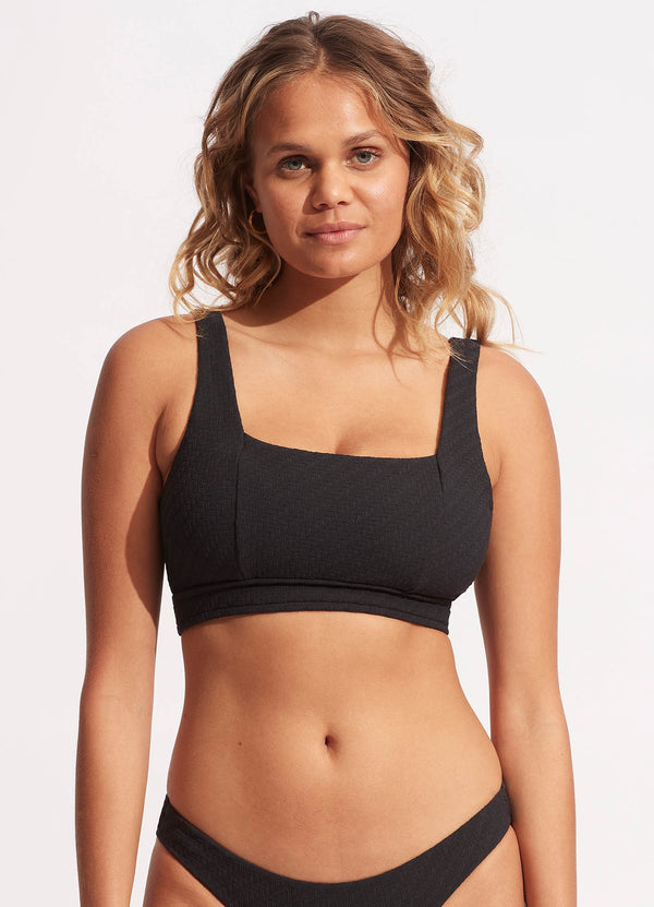 Willow D Cup Tank Bra - Black