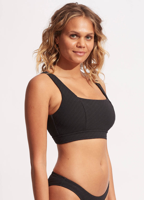 Willow D Cup Tank Bra - Black