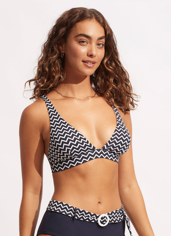 Sienna Longline Tri - True Navy