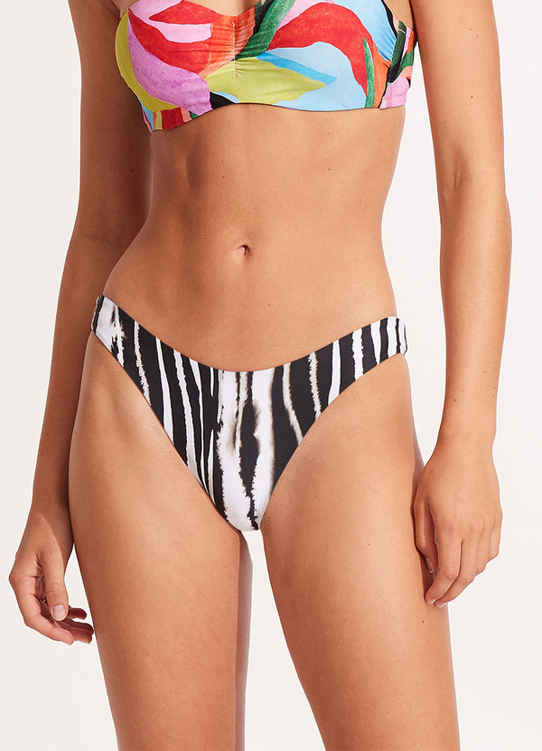 Tropfest Reversible High Cut Pant - Aquamarine