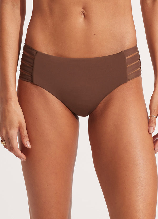 Seafolly Collective Multi Strap Hipster Pant - Tiramisu