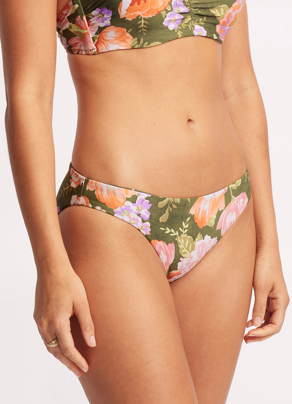 Paradise Garden Reversible Hipster - Avocado