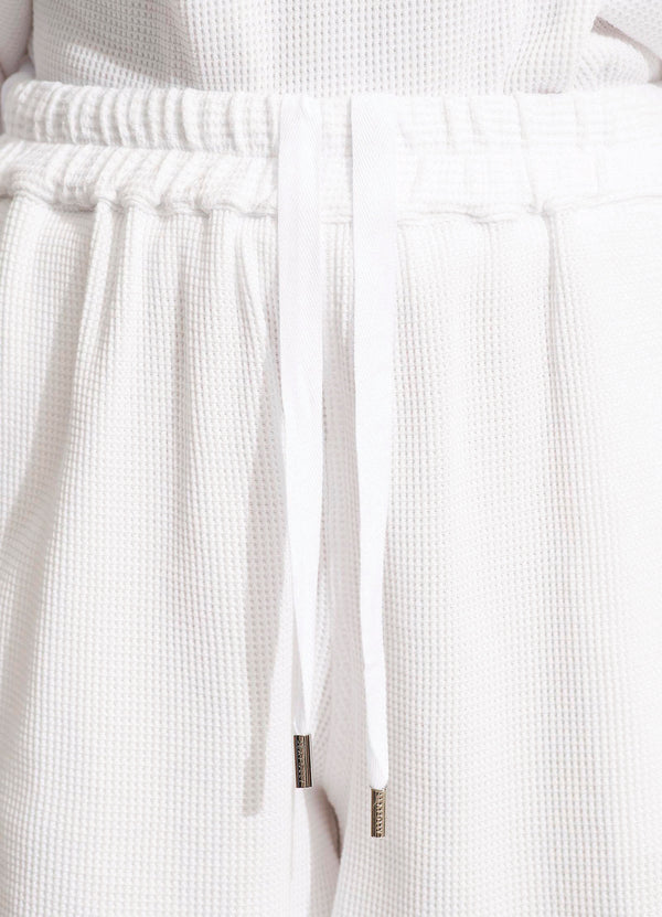 Waffle Beach Short - White