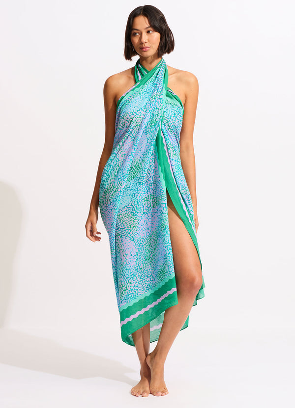 Sea Skin Sarong - Vivid Green