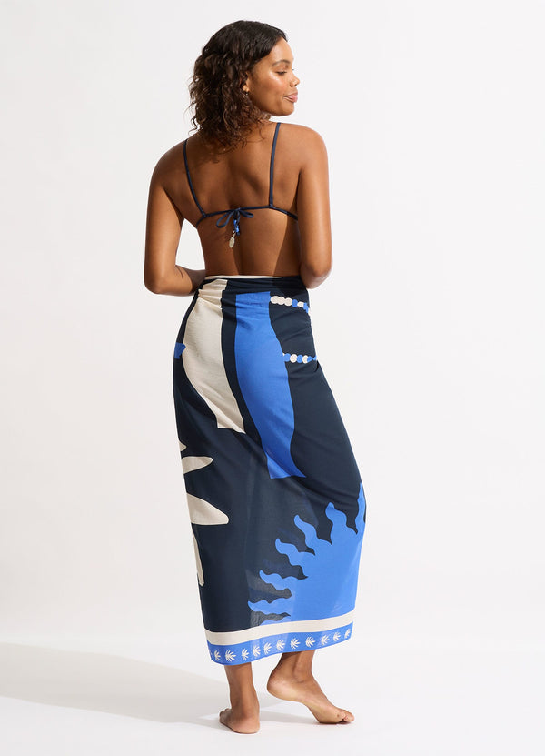 La Palma Sarong - True Navy