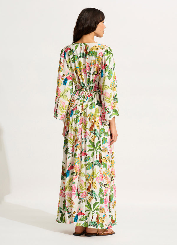 Tropica Maxi Dress - Ecru