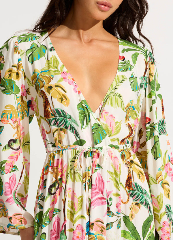 Tropica Maxi Dress - Ecru