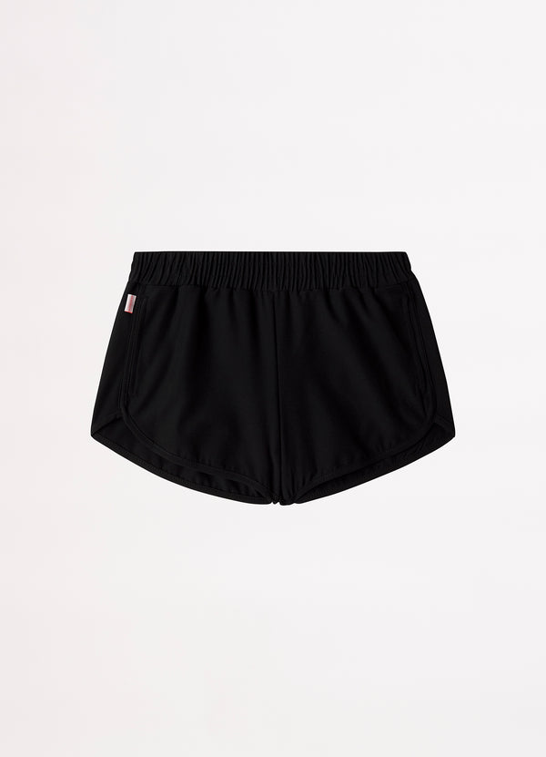 Girls Summer Essential Basic Boardshort - Black