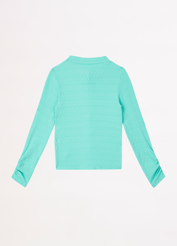 Girls L/S Rash Vest - Mint
