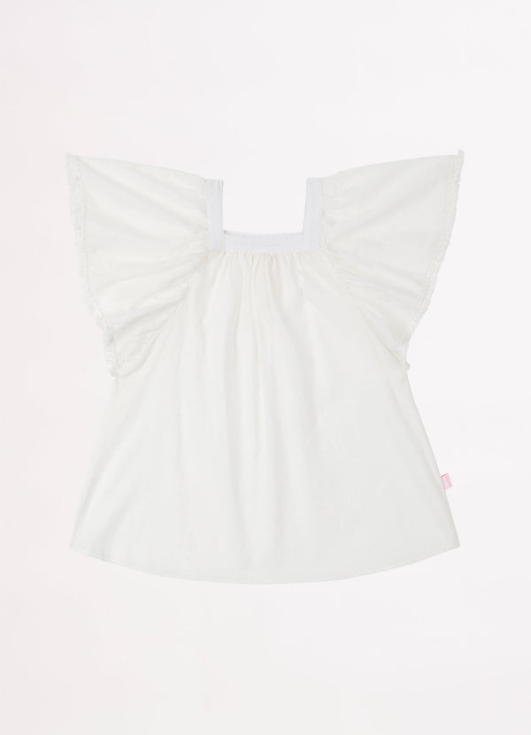 Girls Kaftan - White