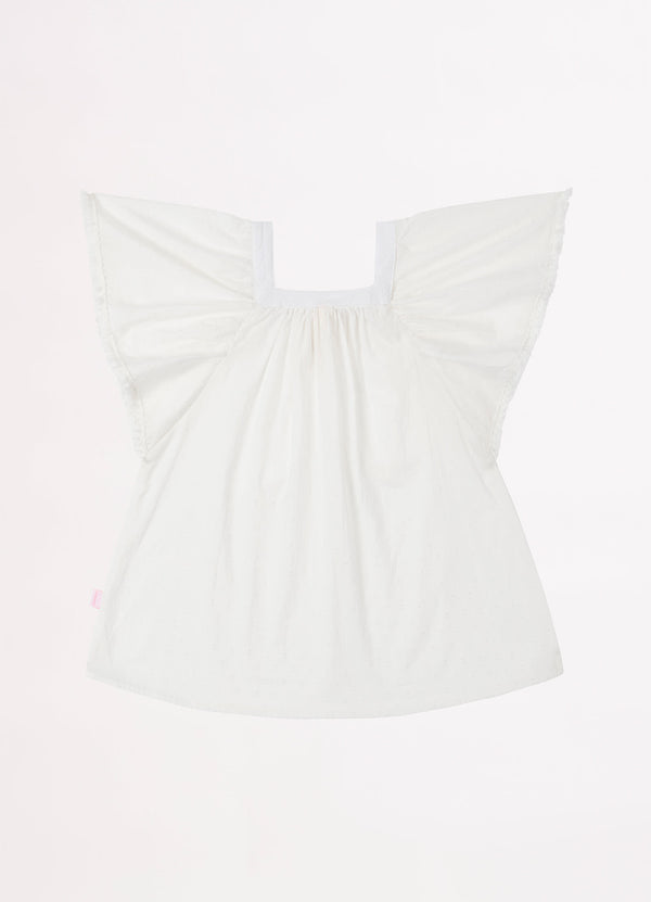 Girls Kaftan - White