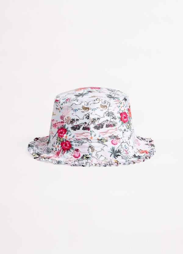 Girls Coast To Coast Bucket Hat - Pink Coast