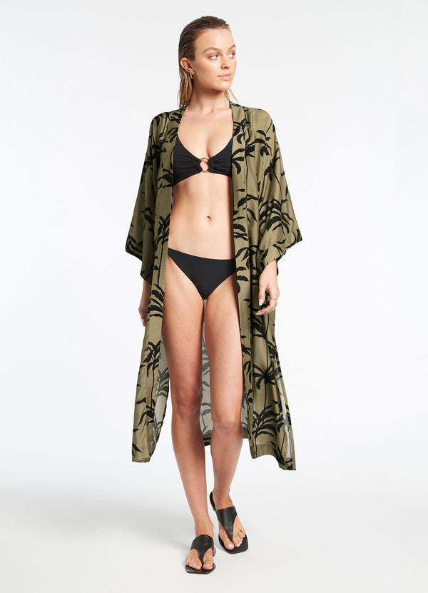 Palme Beach Robe - Olive