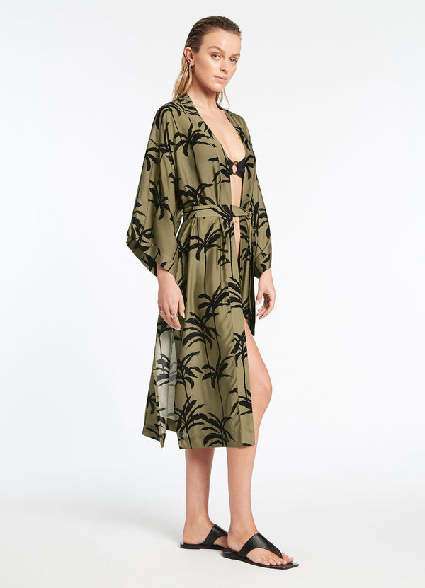 Palme Beach Robe - Olive