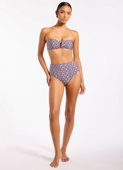 Kaleidoscope High Waist Bikini Bottom