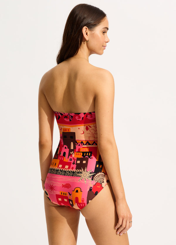 Atlantis Bandeau One Piece - Paradise Pink