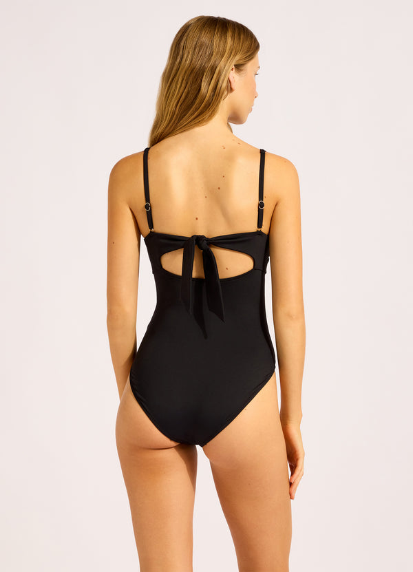 Seafolly Collective Multi Fit Square Neck One Piece Swimsuit