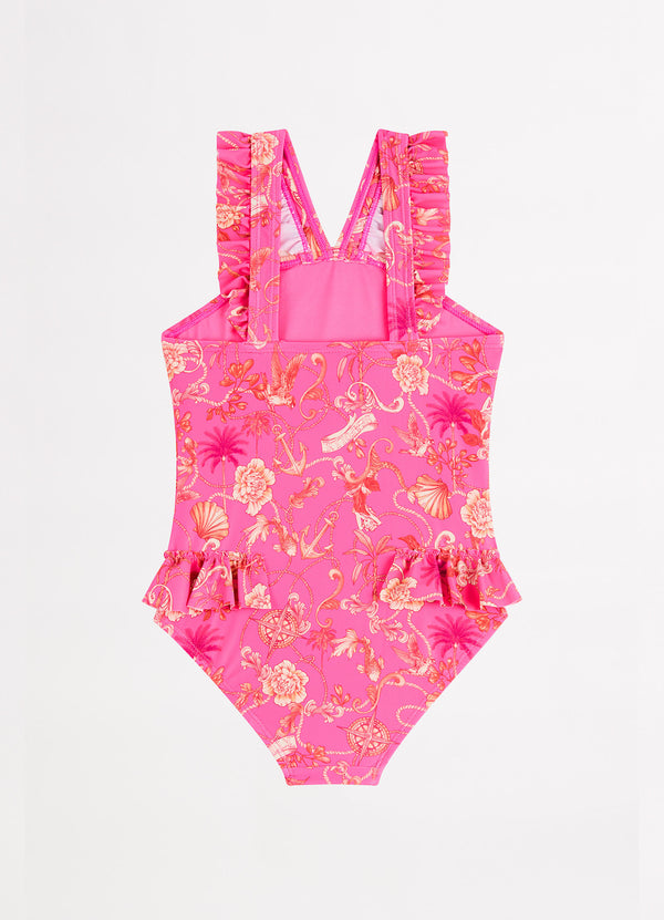 Seven Seas Girls Frilled One Piece - Seven Seas